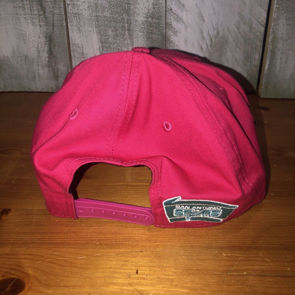 San Antonio Spurs New Era Hardwood Classics 9Fifty Pink Snapback Cap Flat Bill - Picture 3 of 10